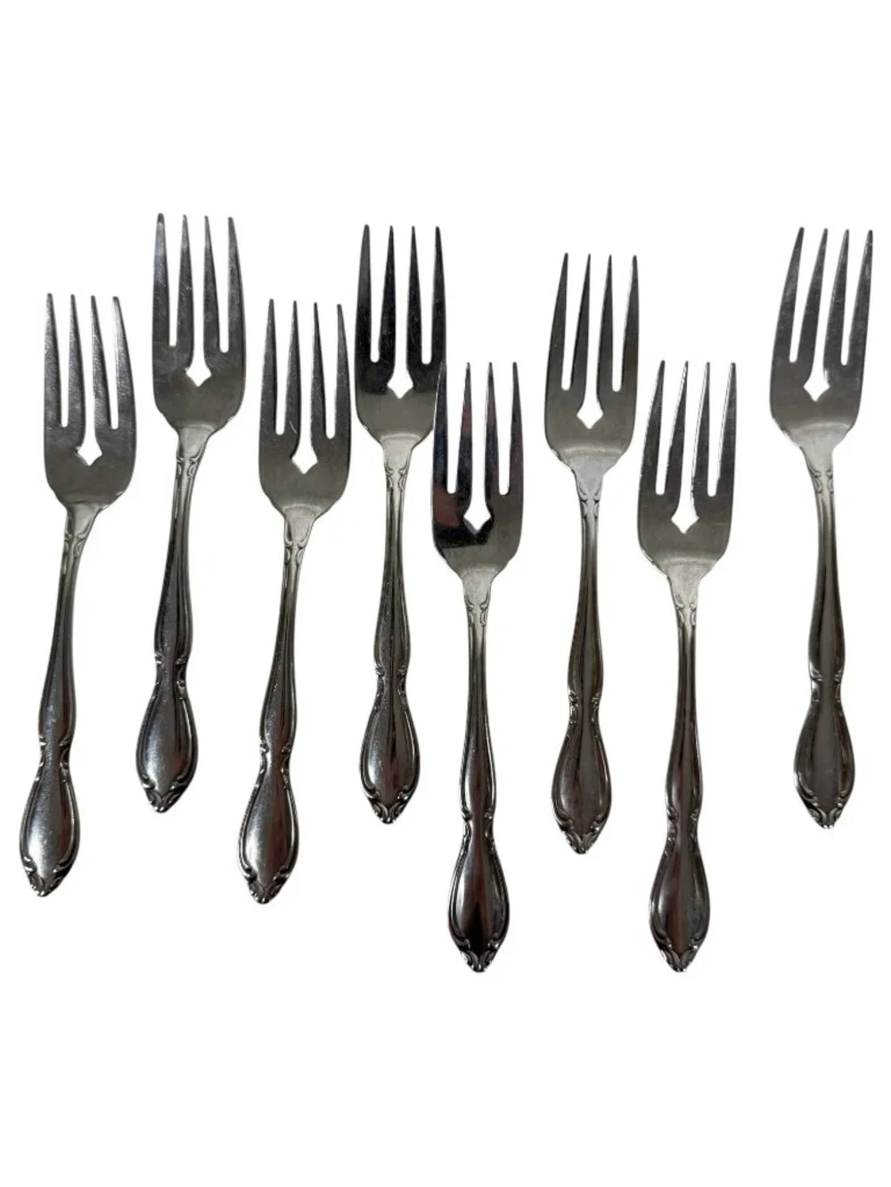 Oneida Strathmore Flatware Lot 36 Pieces Stainless Fork Spoon Hostess Royal York